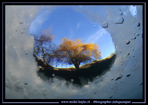 This week-end under the ice dive... Que du bonheur... :O)... by Michel Lonfat 